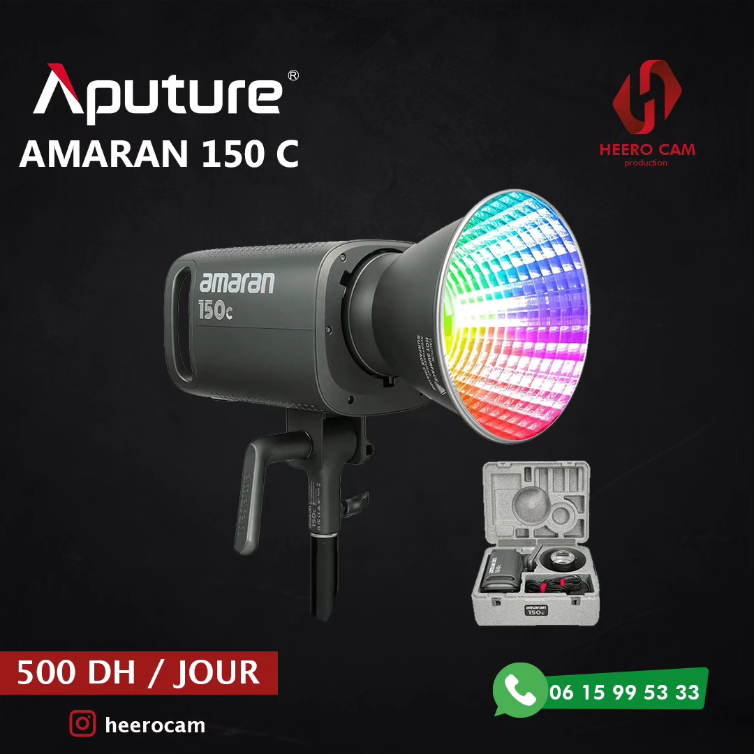 Aputure Amaran 150C — location Heero Cam