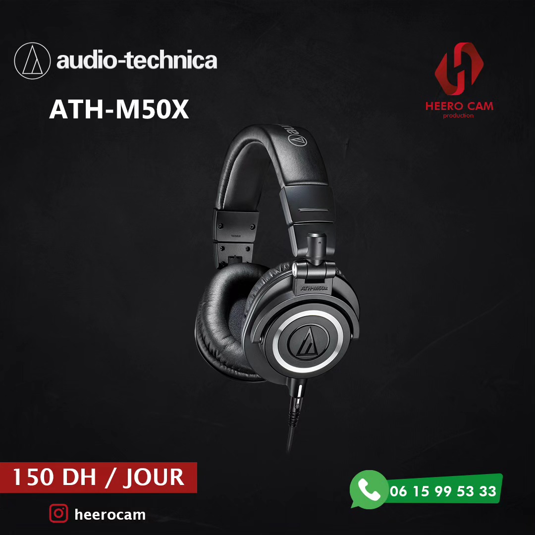 Audio-Technica ATH-M50X — location Heero Cam