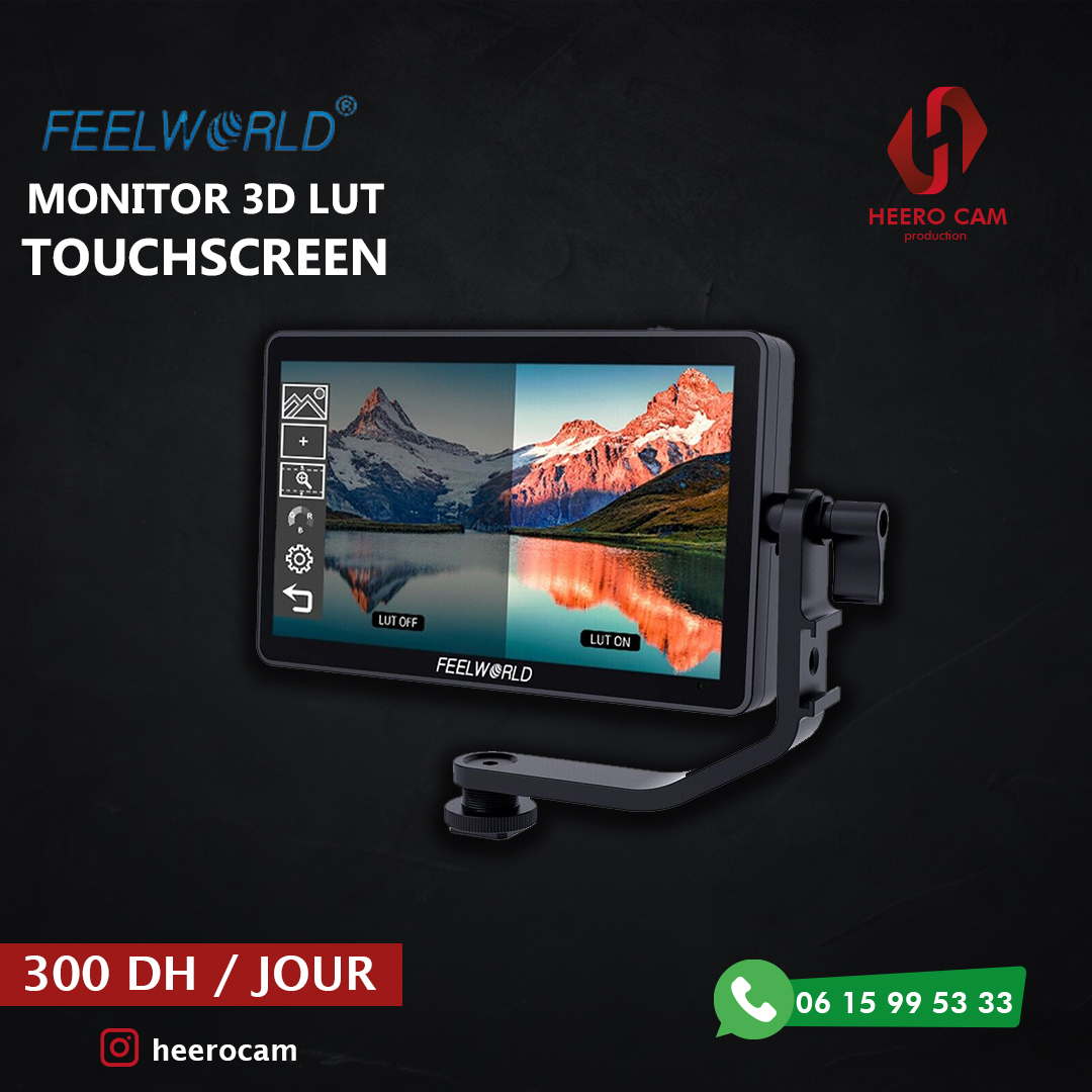 Feelworld Monitor 3D LUT Touchscreen — location Heero Cam