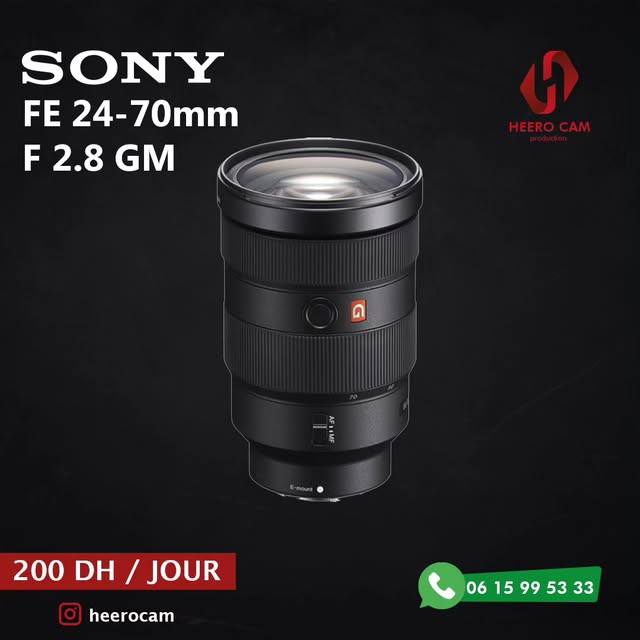 Sony FE 24-70mm F2.8 GM — تأجير Heero Cam